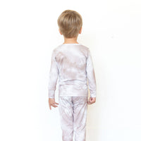 TAUPE + OFF WHITE TIE DYE | LONG SLEEVE