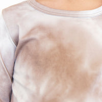 TAUPE + OFF WHITE TIE DYE | LONG SLEEVE