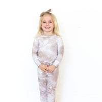 TAUPE + OFF WHITE TIE DYE | LONG SLEEVE