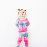 PINK + BLUE TIE DYE