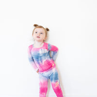 PINK + BLUE TIE DYE