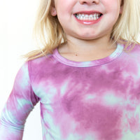 MAGENTA + MINT TIE DYE | LONG SLEEVE