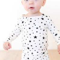 WHITE + BLACK STAR | LONG SLEEVE