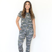 LIGHT CAMO RIBBED | SHORT SLEEVE