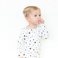 WHITE + BLACK STAR | LONG SLEEVE