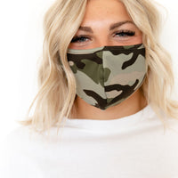 CAMOUFLAGE | ADULT LARGE FACE MASK