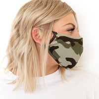 CAMOUFLAGE | ADULT LARGE FACE MASK