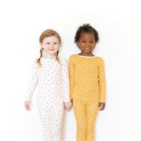 PINK DAISY RIBBED | LONG SLEEVE