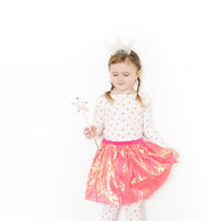 PINK DAISY RIBBED | LONG SLEEVE