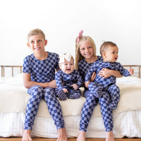 PATRIOTIC CHECKER | ZIPPER ONE PIECE