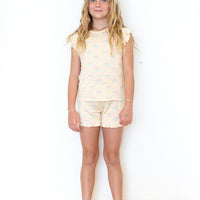 SHOOTING STARS | RUFFLE SHORT SET