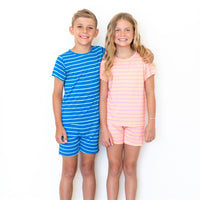 PINK STRIPE | SHORT SET