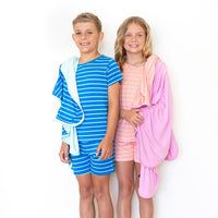 PINK STRIPE | SHORT SET