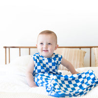 ROYAL BLUE CHECKER | SLEEP SACK
