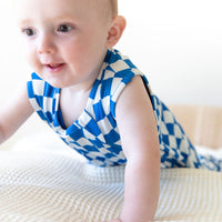 ROYAL BLUE CHECKER | SLEEP SACK