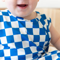 ROYAL BLUE CHECKER | SLEEP SACK