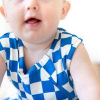 ROYAL BLUE CHECKER | SLEEP SACK