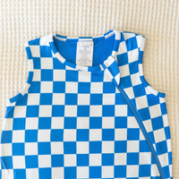 ROYAL BLUE CHECKER | SLEEP SACK