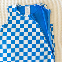 ROYAL BLUE CHECKER | SLEEP SACK