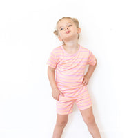 PINK STRIPE | SHORT SET