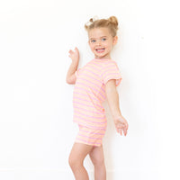PINK STRIPE | SHORT SET
