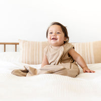 TAN RIBBED SOLID | SLEEP SACK