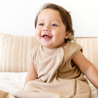 TAN RIBBED SOLID | SLEEP SACK