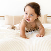 TAN RIBBED SOLID | SLEEP SACK