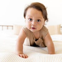 TAN RIBBED SOLID | SLEEP SACK