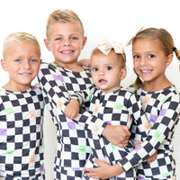 SPOOKY CHECKER | ZIPPER ONE PIECE