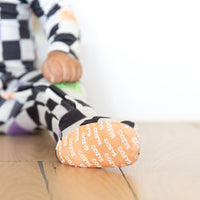 SPOOKY CHECKER | ZIPPER ONE PIECE