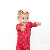 STRAWBERRY PATCH | FOOTIE ONE PIECE