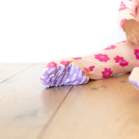 PINK DAISY | FOOTIE ONE PIECE