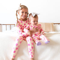 PINK DAISY | FOOTIE ONE PIECE