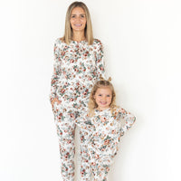 BLUSH + TAN FLORAL | LONG SLEEVE