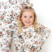 BLUSH + TAN FLORAL | LONG SLEEVE