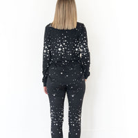 BLACK + OFF WHITE STAR | LONG SLEEVE