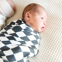 BLACK + WHITE CHECKER | SWADDLE