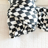 BLACK + WHITE CHECKER | SWADDLE