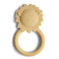 LION TEETHER | SOFT YELLOW