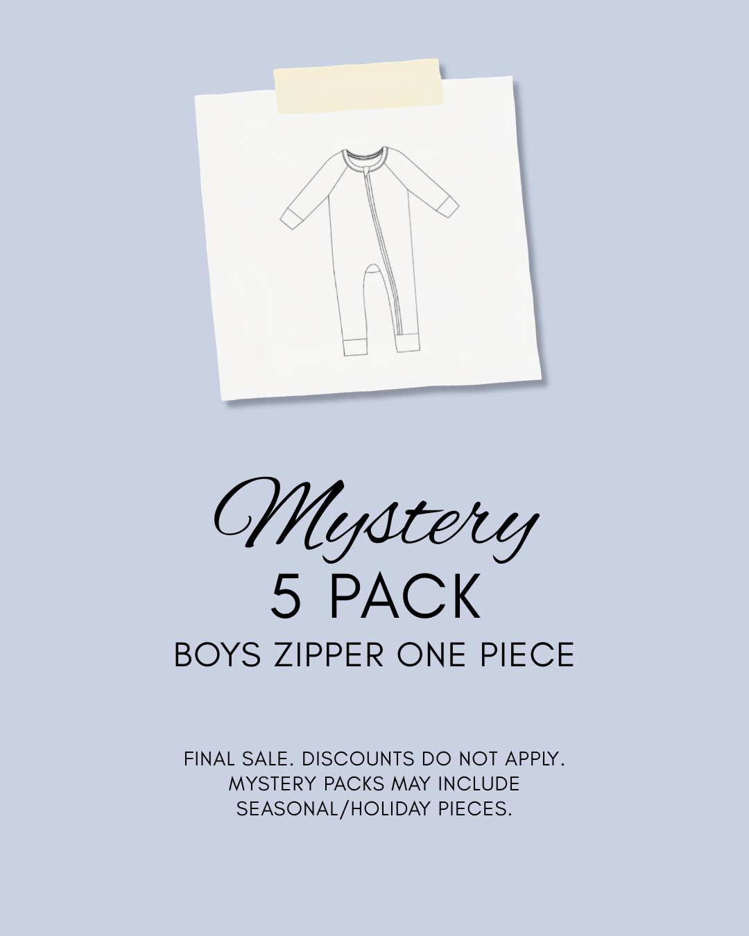 SURPRISE BUNDLE - BOYS ZIPPER 5 PACK