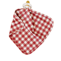 BURGUNDY GINGHAM | LOVIE