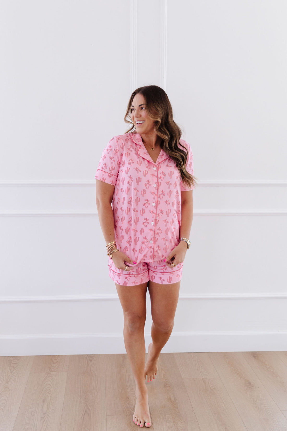 CACTUS PALM | WOMEN'S SHORT SLEEVE SHORTS SET