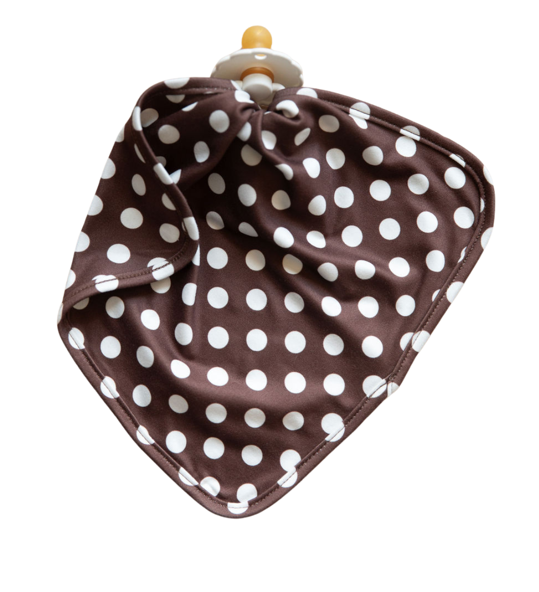 BROWN + WHITE POLKA DOTS | LOVIE