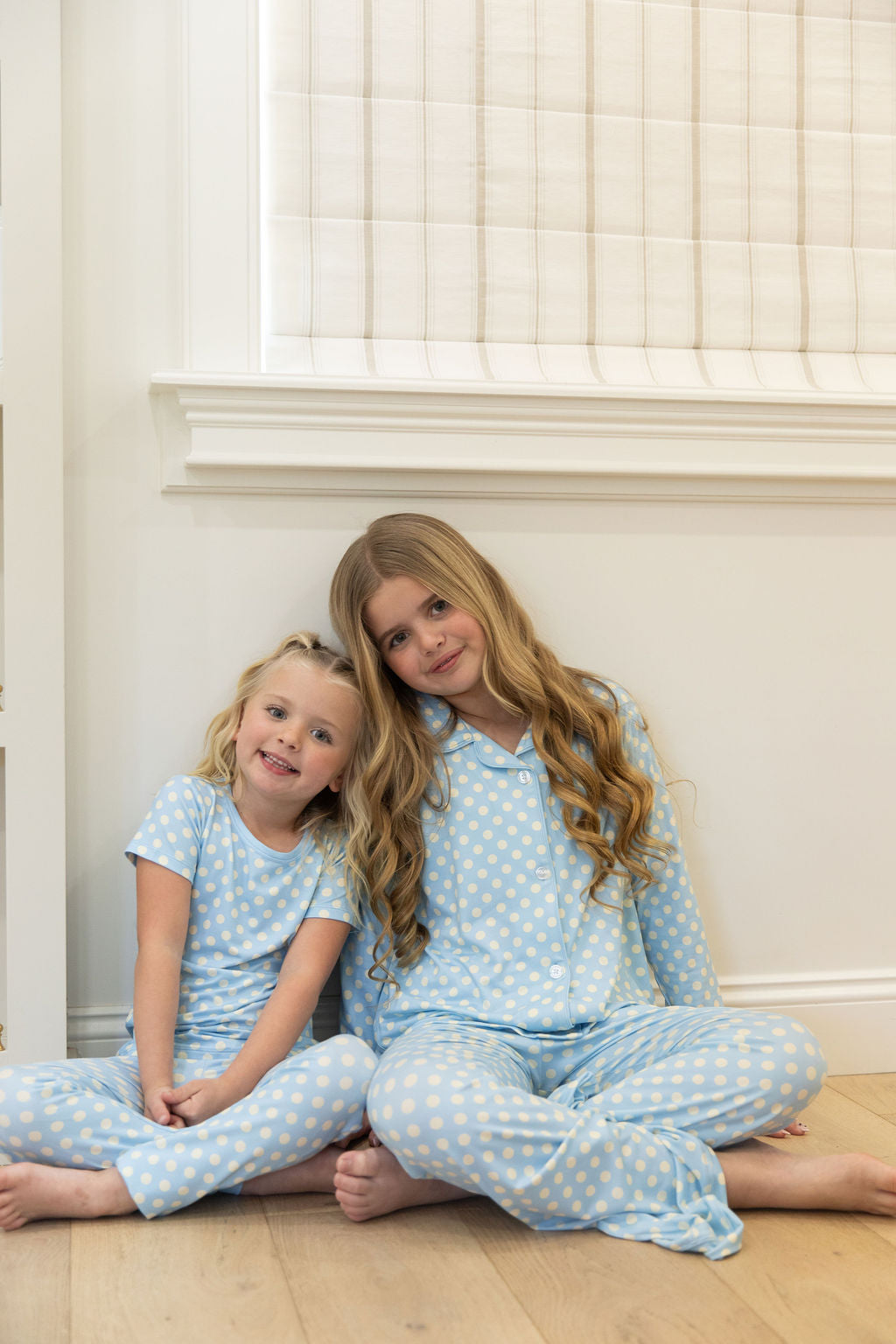 BLUE + YELLOW POLKADOTS | SHORT SLEEVE