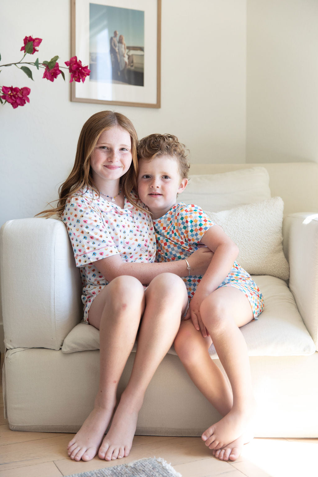 RAINBOW MINI CHECKER | SHORT SET