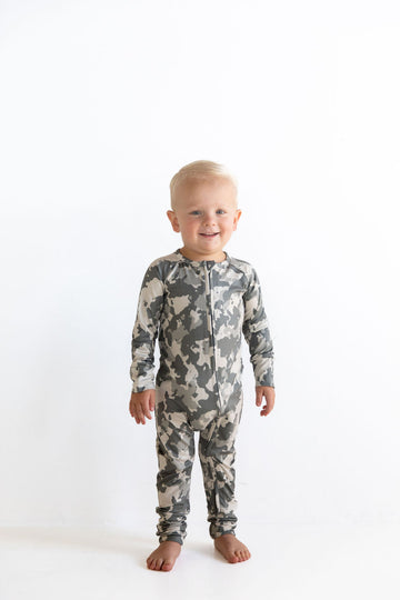 LIGHT CAMO | ZIPPER ONE PIECE