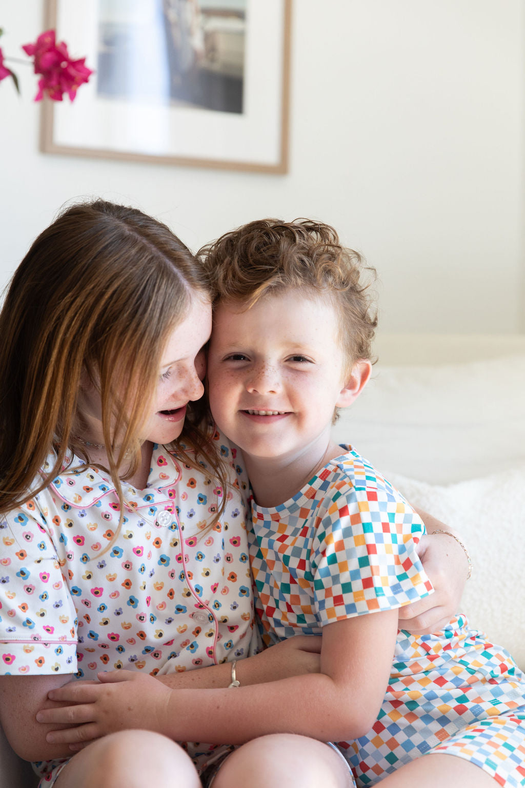 RAINBOW MINI CHECKER | SHORT SET
