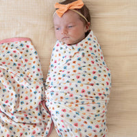 RAINBOW FLORAL | SWADDLE