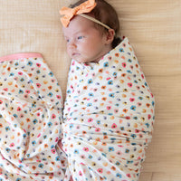 RAINBOW FLORAL | SWADDLE